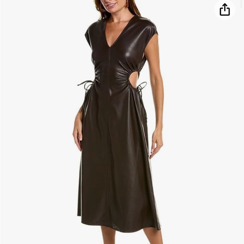 ASTR the label Women's Miranda Faux Leather Dress